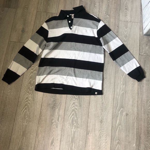 Phat Farm Black and White Polo Shirt - Picture 1 of 3